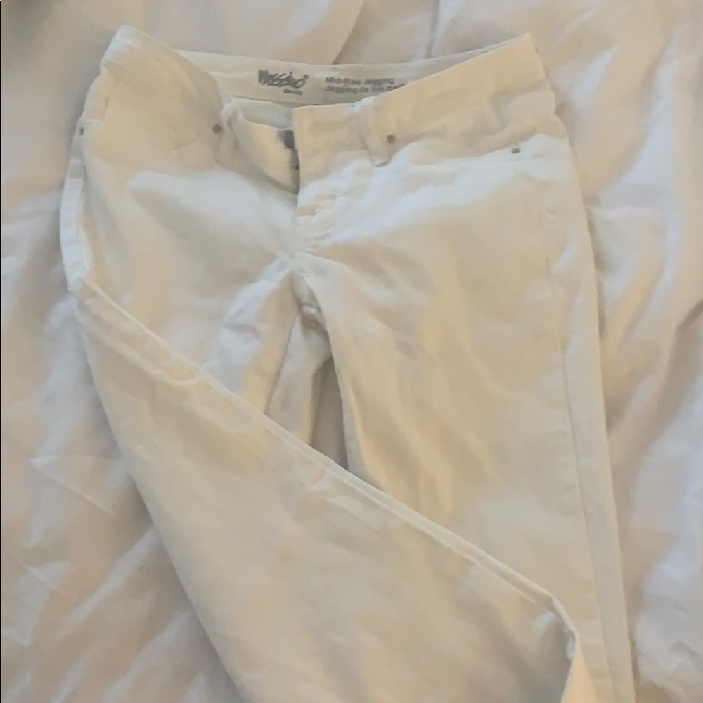 Mossimo mid rise white jegging